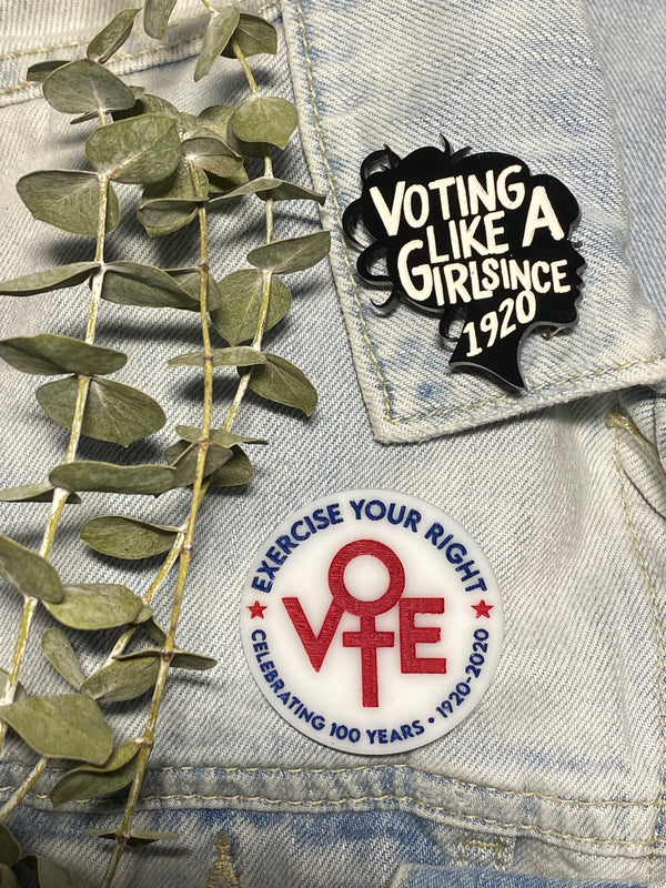 Women Voting Pins