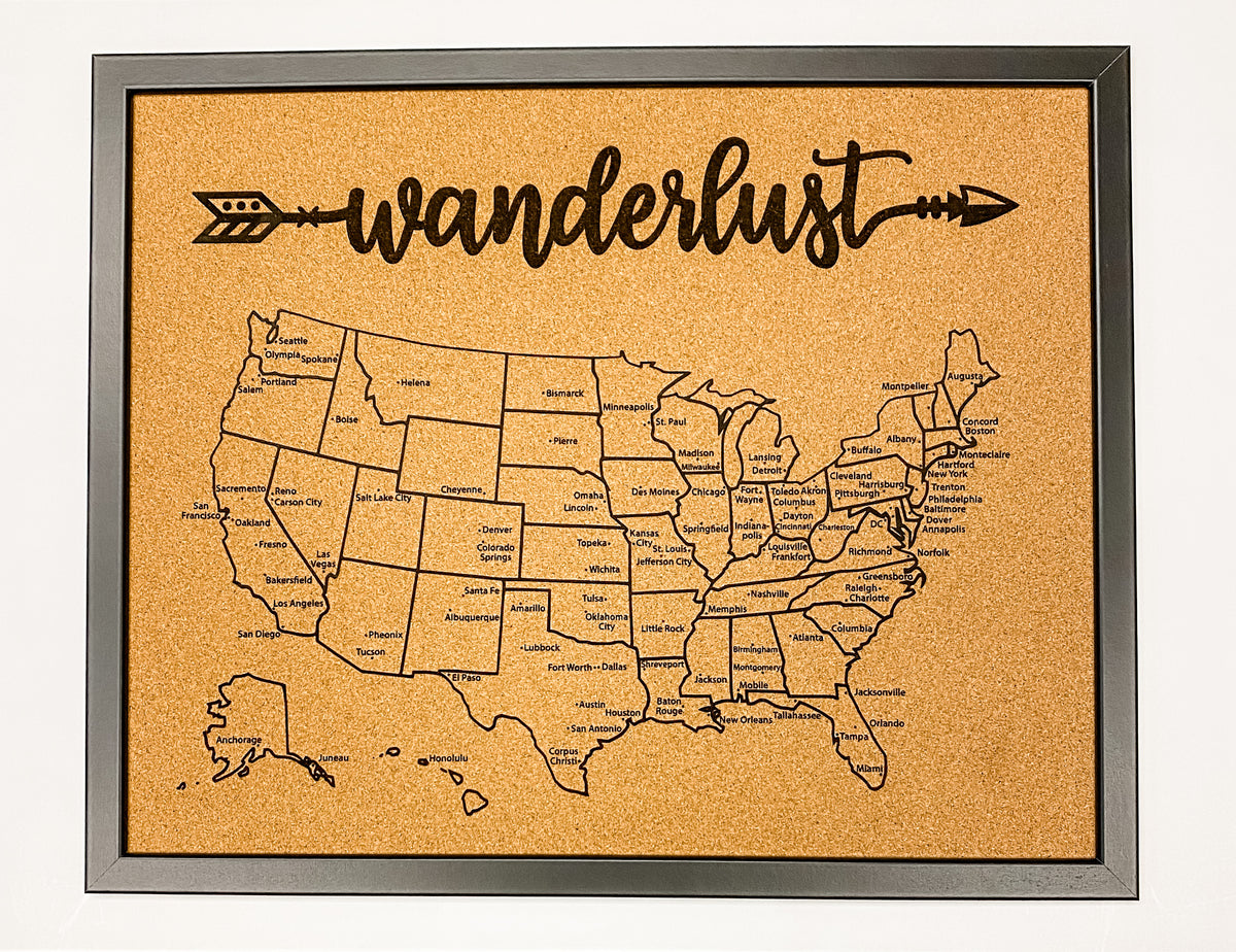 How to Build a Beautiful Push Pin Travel Map for Under $50