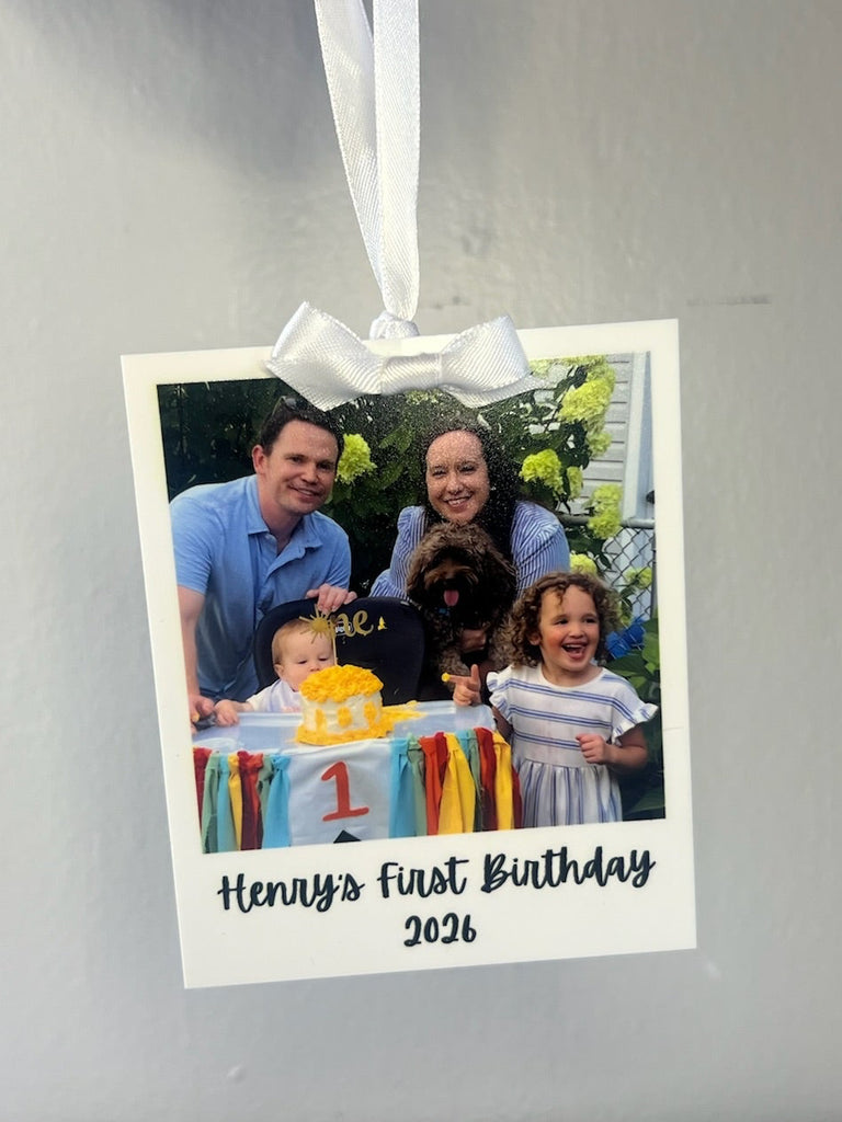 Custom Color Picture Ornament