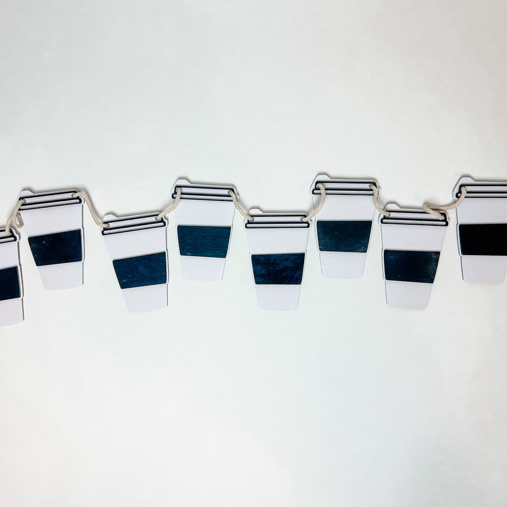 Coffee Cup Garland
