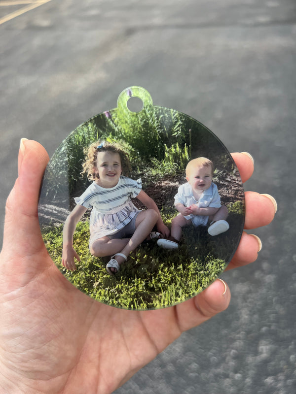 Custom Color Picture Ornament