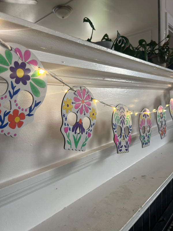 Floral Sugar Skull Garland Art Class at the RFC in St. Louis