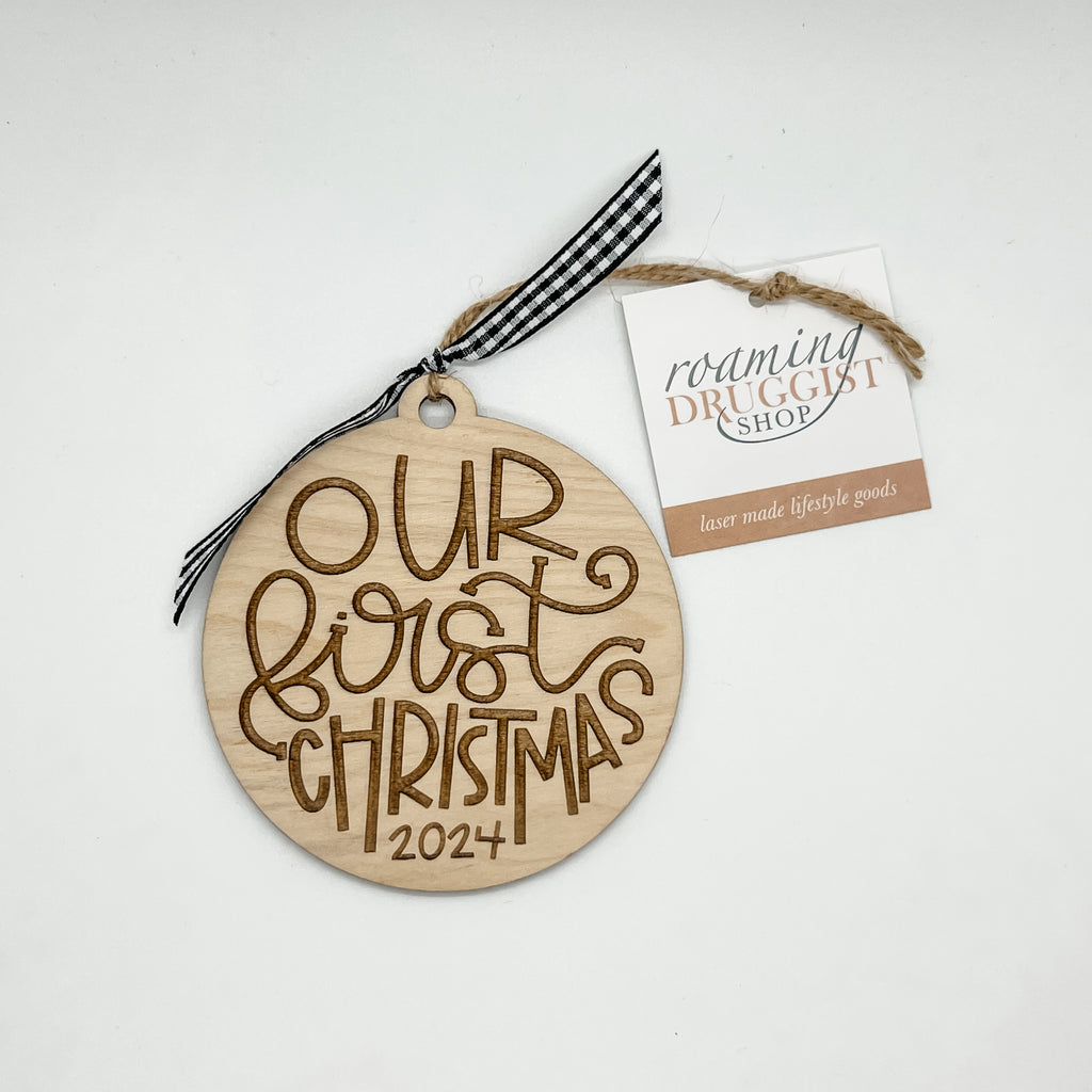 Our First Christmas 2024 Ornament