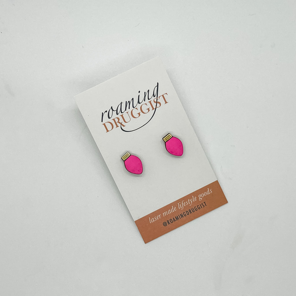 Christmas Lights Stud Earrings