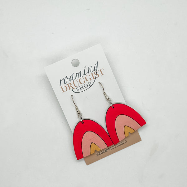 Hanging Rainbow 3 Color Earrings