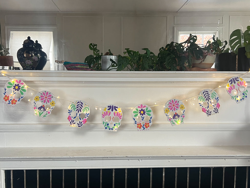 Floral Sugar Skull Garland Art Class at the RFC in St. Louis