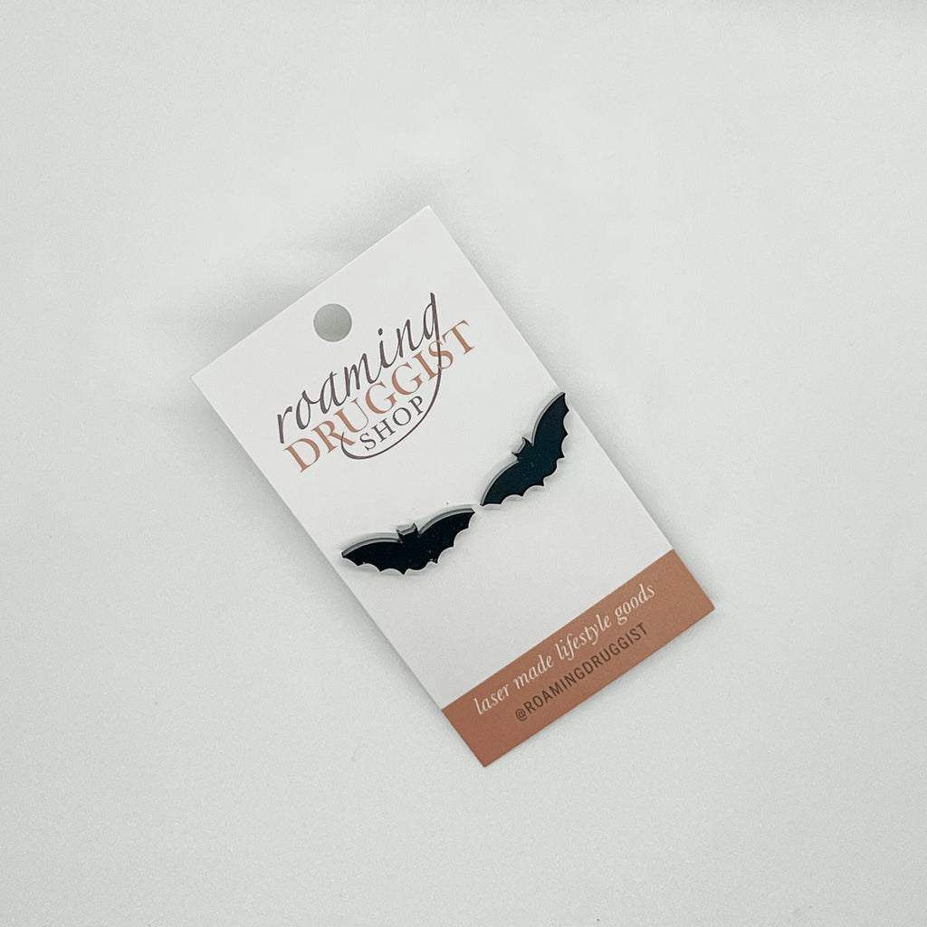Bat Stud Earrings