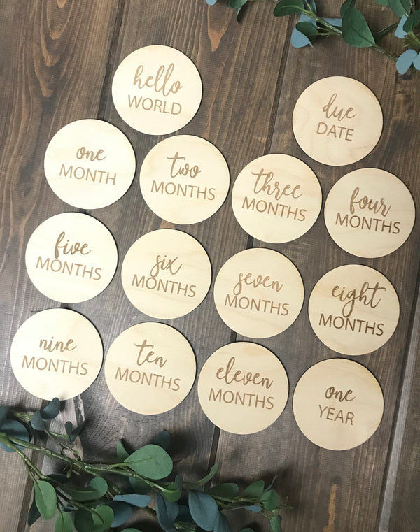 Circle Milestone Markers
