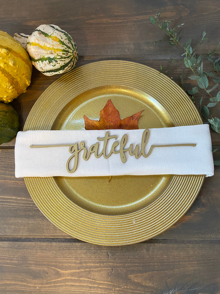 Place Setting Cut Out Word