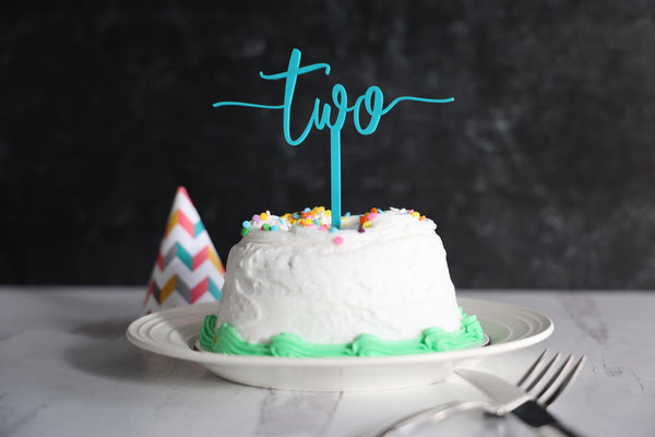 Number Cake Topper