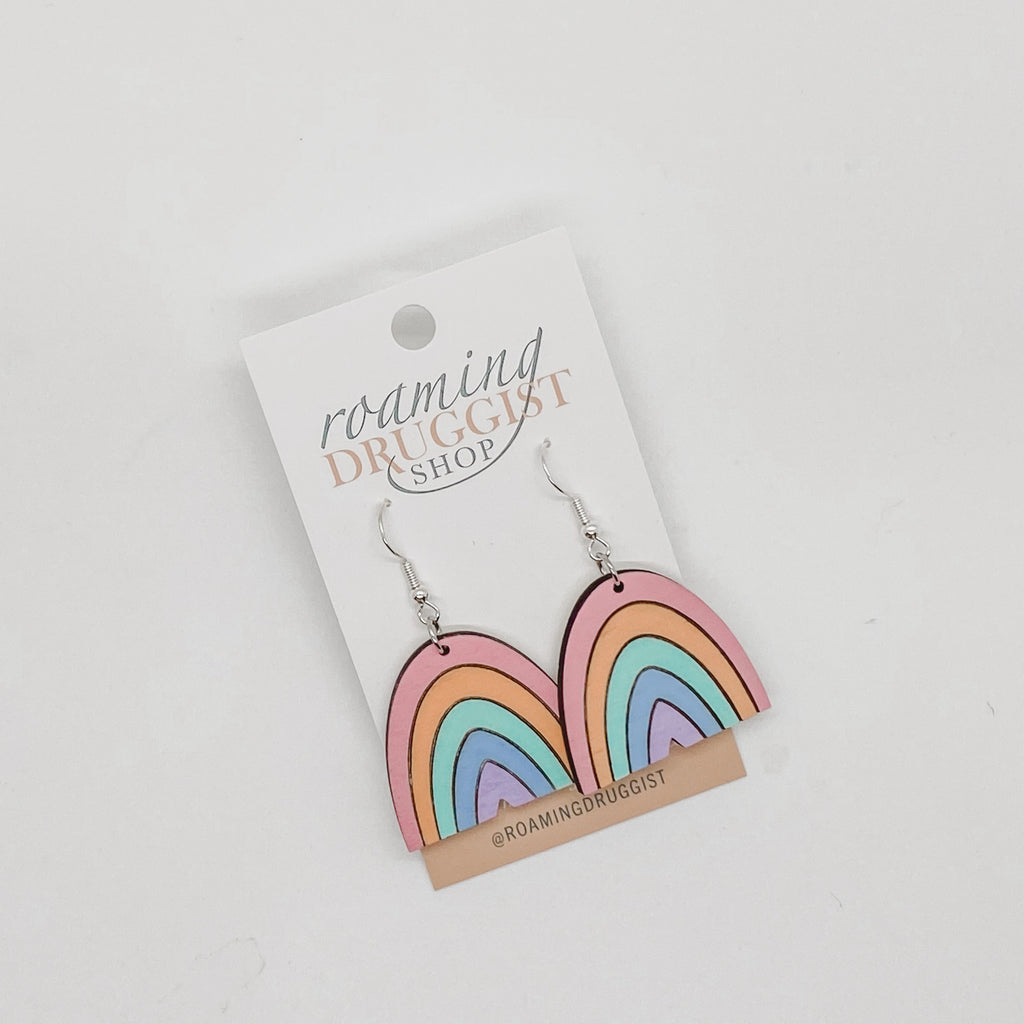 Hanging Rainbow Earrings