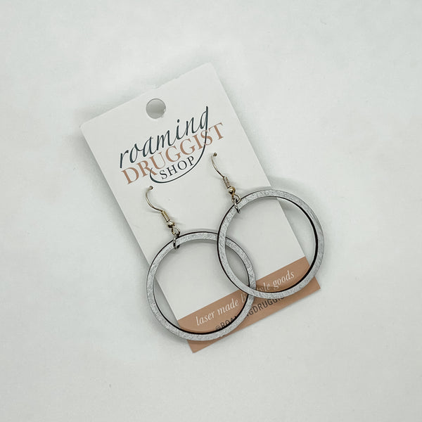 Hanging Open Circle Earrings