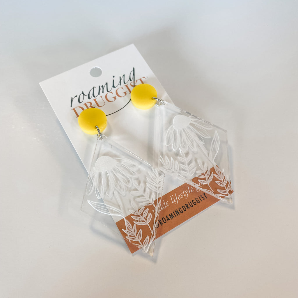 The Black Eyed Susan Earrings