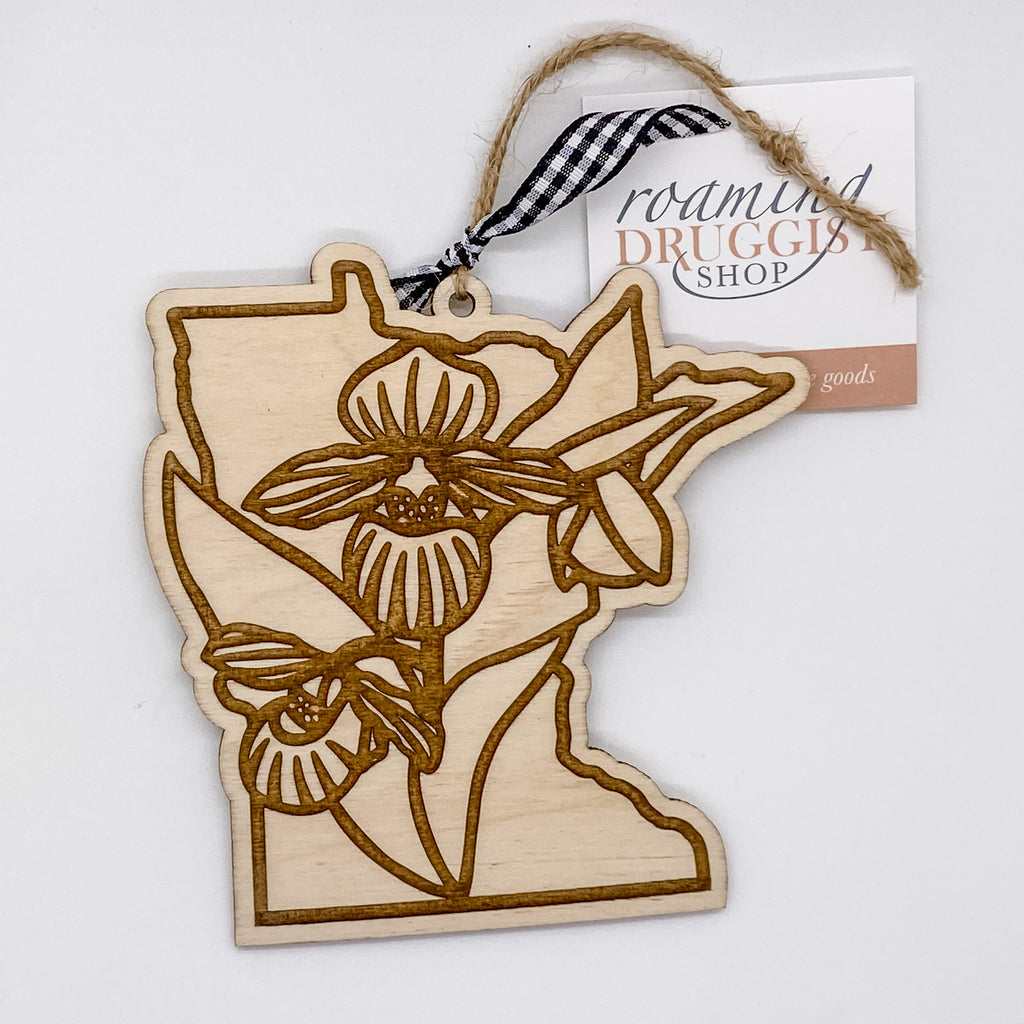 Minnesota Showy Lady Slippers Ornament