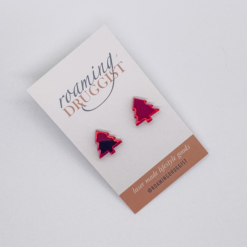 Christmas Tree Stud Earrings