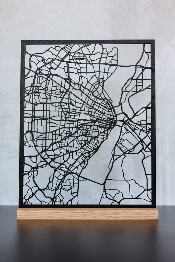 St. Louis Metro Area Laser Cut Map