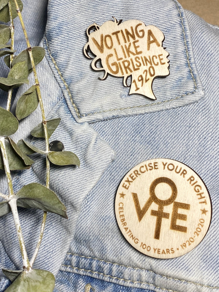 Women Voting Pins