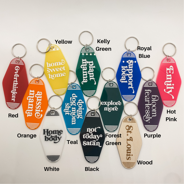 Stay Wild, Moon Child Retro Keychain