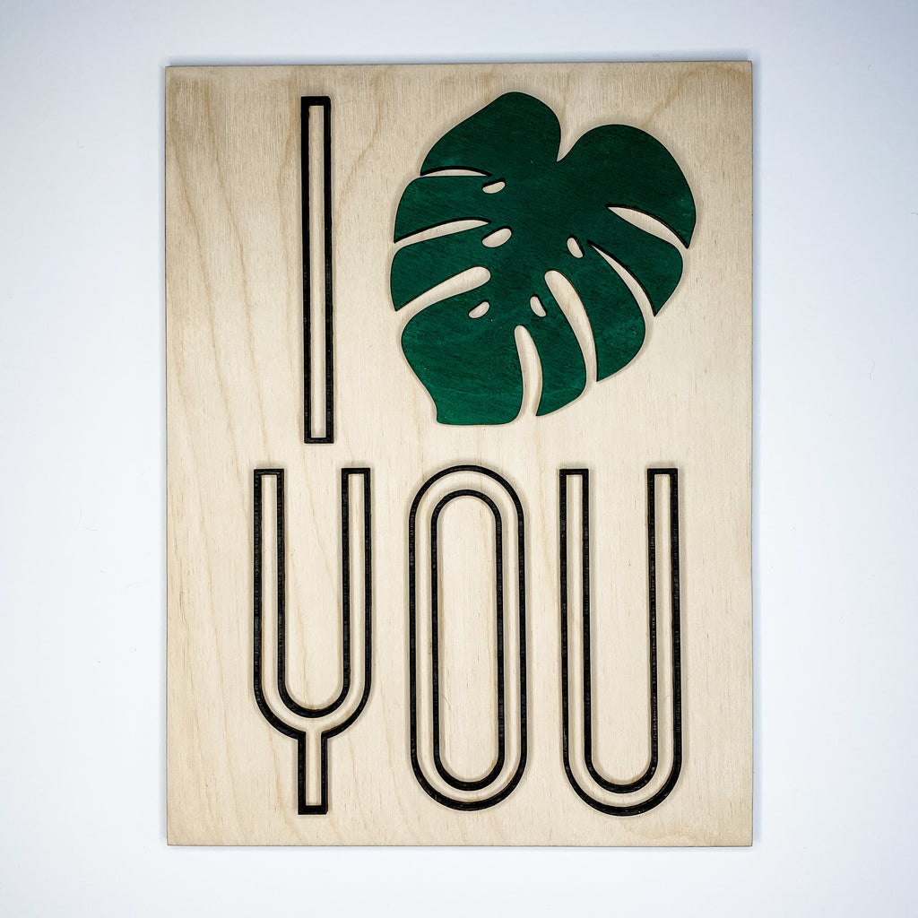 I Leaf You Sign
