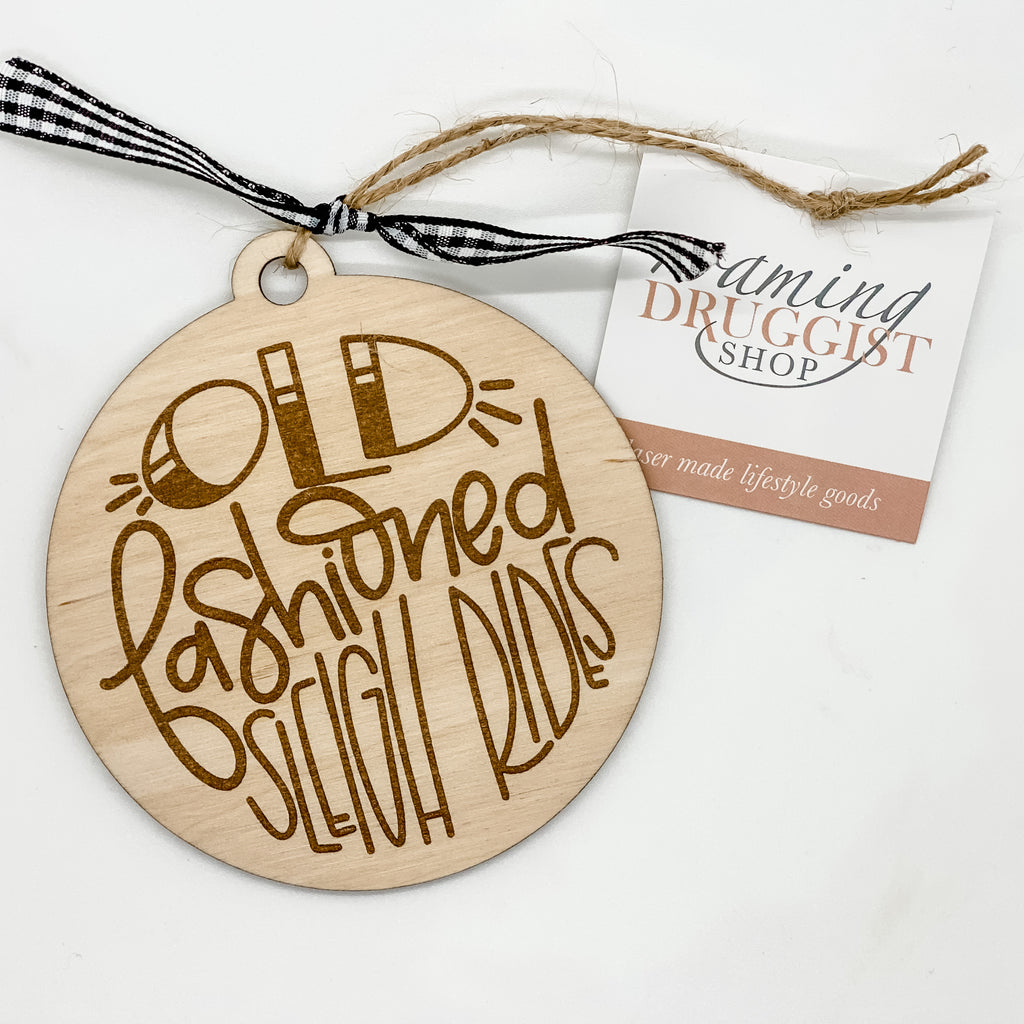 Old Fashioned Sleigh Rides Ornament