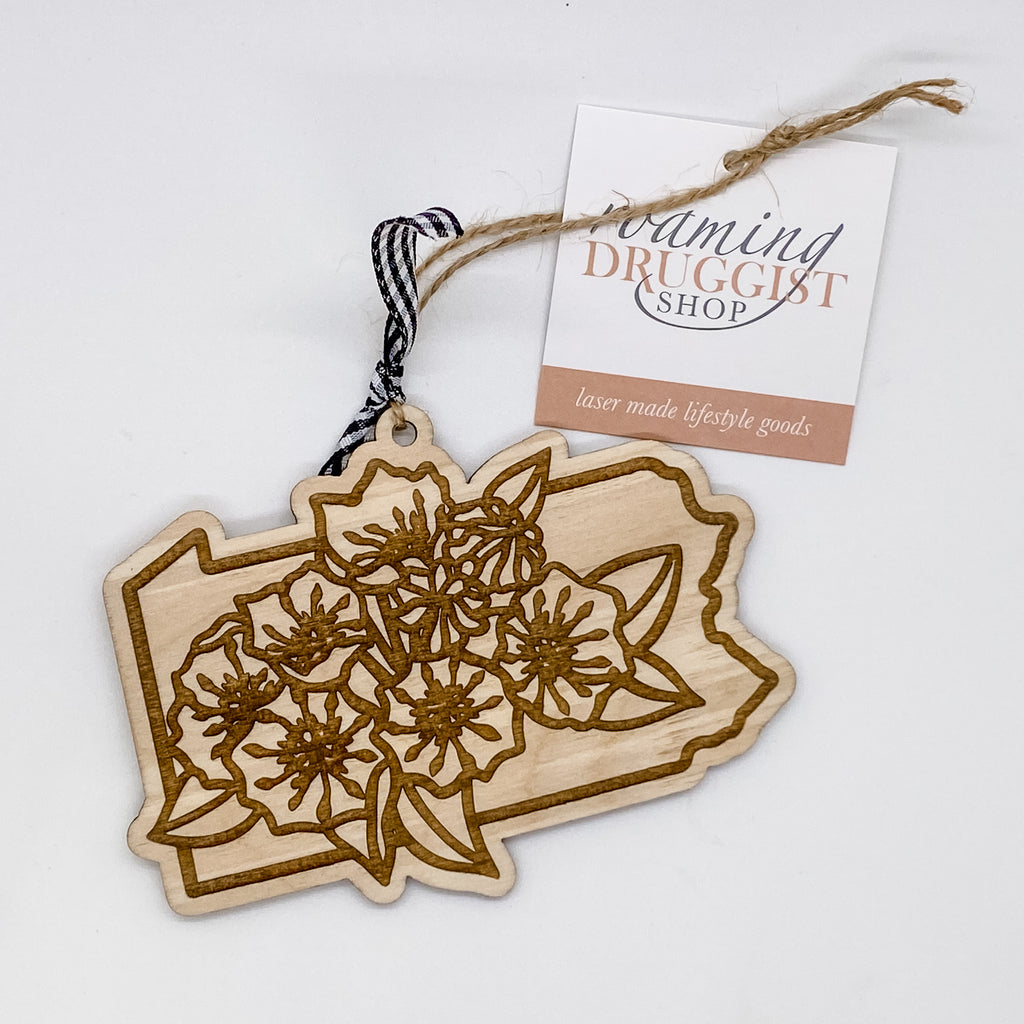 Pennsylvania Mountain Laurel Ornament