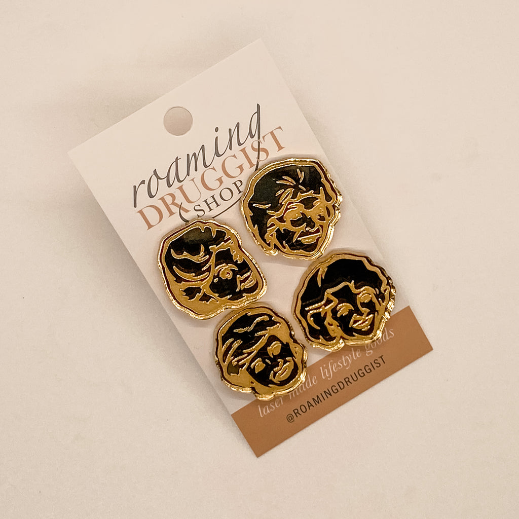 Golden Girls Stud Earrings