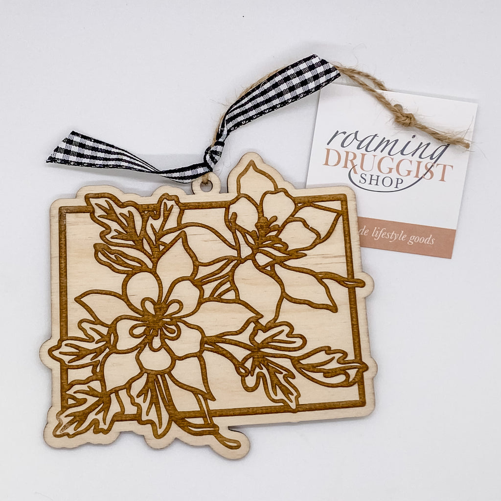 Colorado Columbine Ornament