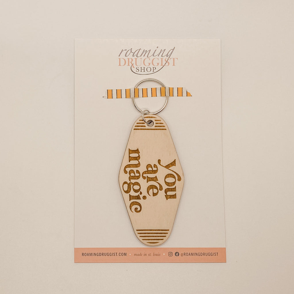 You Are Magic Retro Keychain