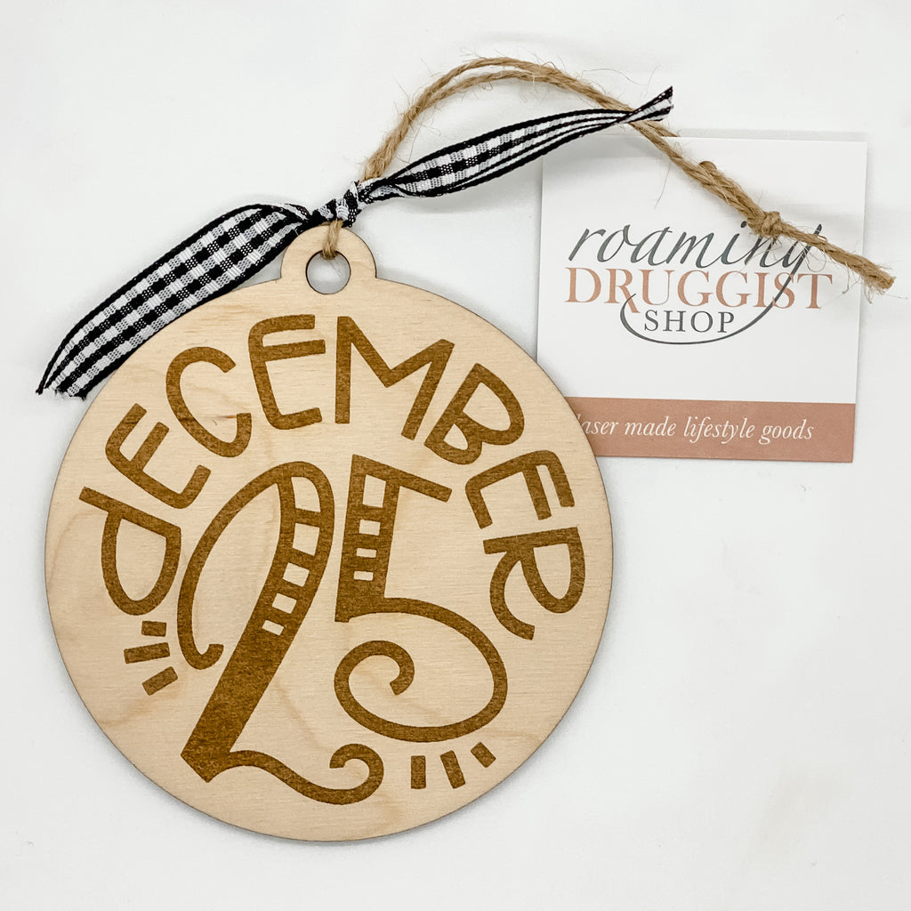 December 25 Ornament