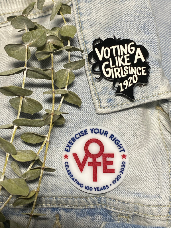 Women Voting Pins