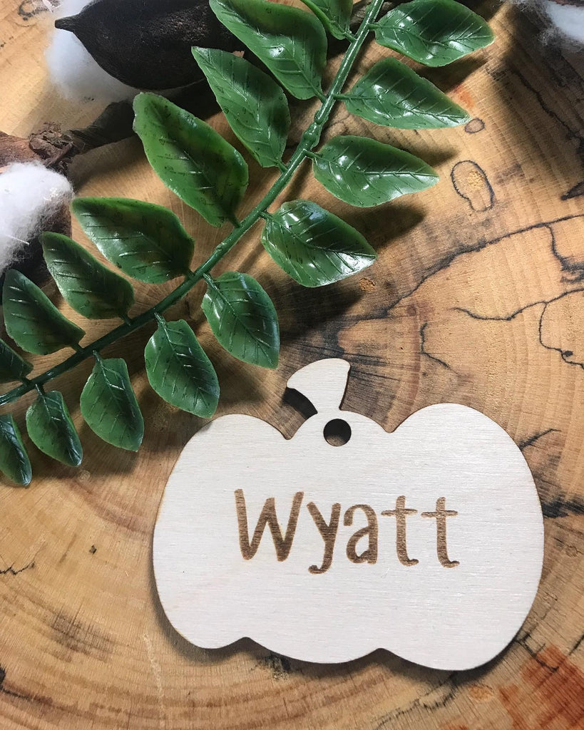 Trick or Treat Pumpkin Tag