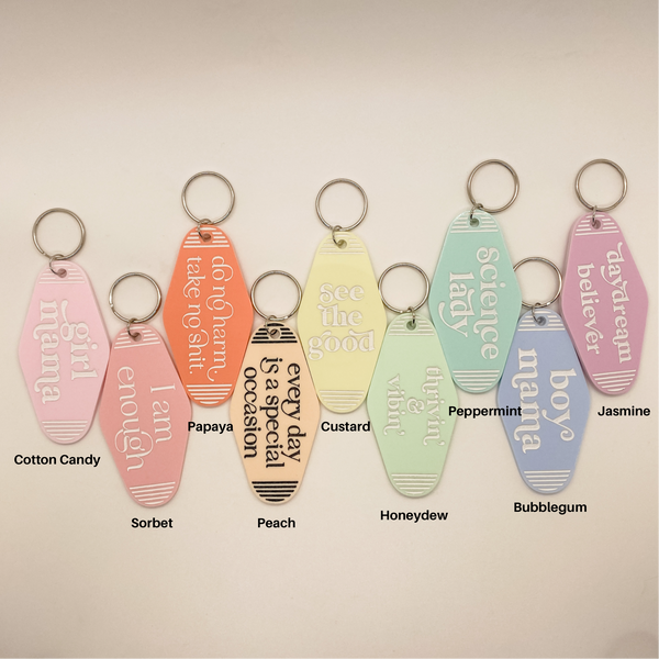 Make Today Count Retro Keychain