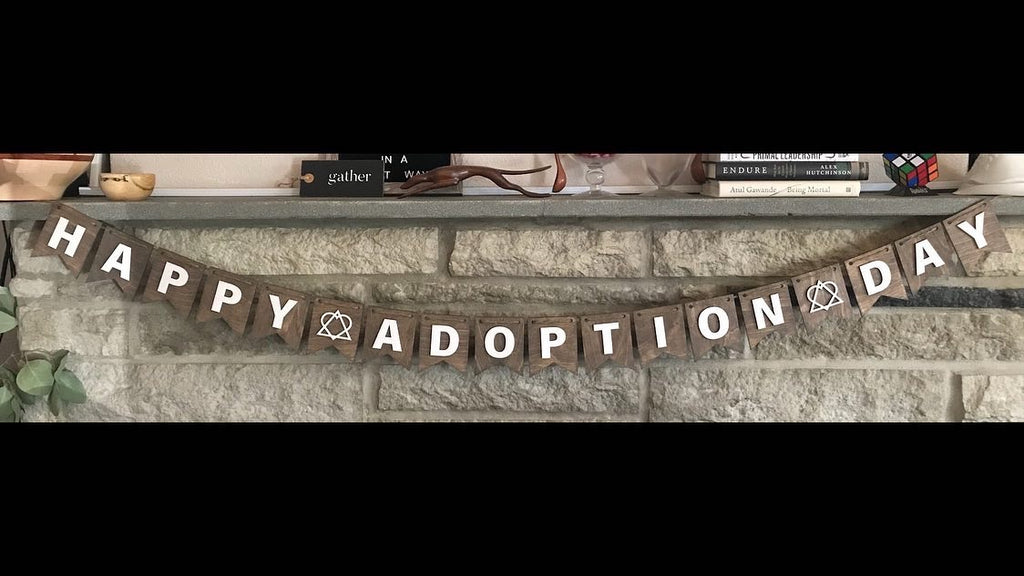 Happy Adoption Day Garland
