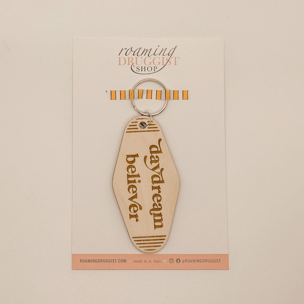 Daydream Believer Retro Keychain
