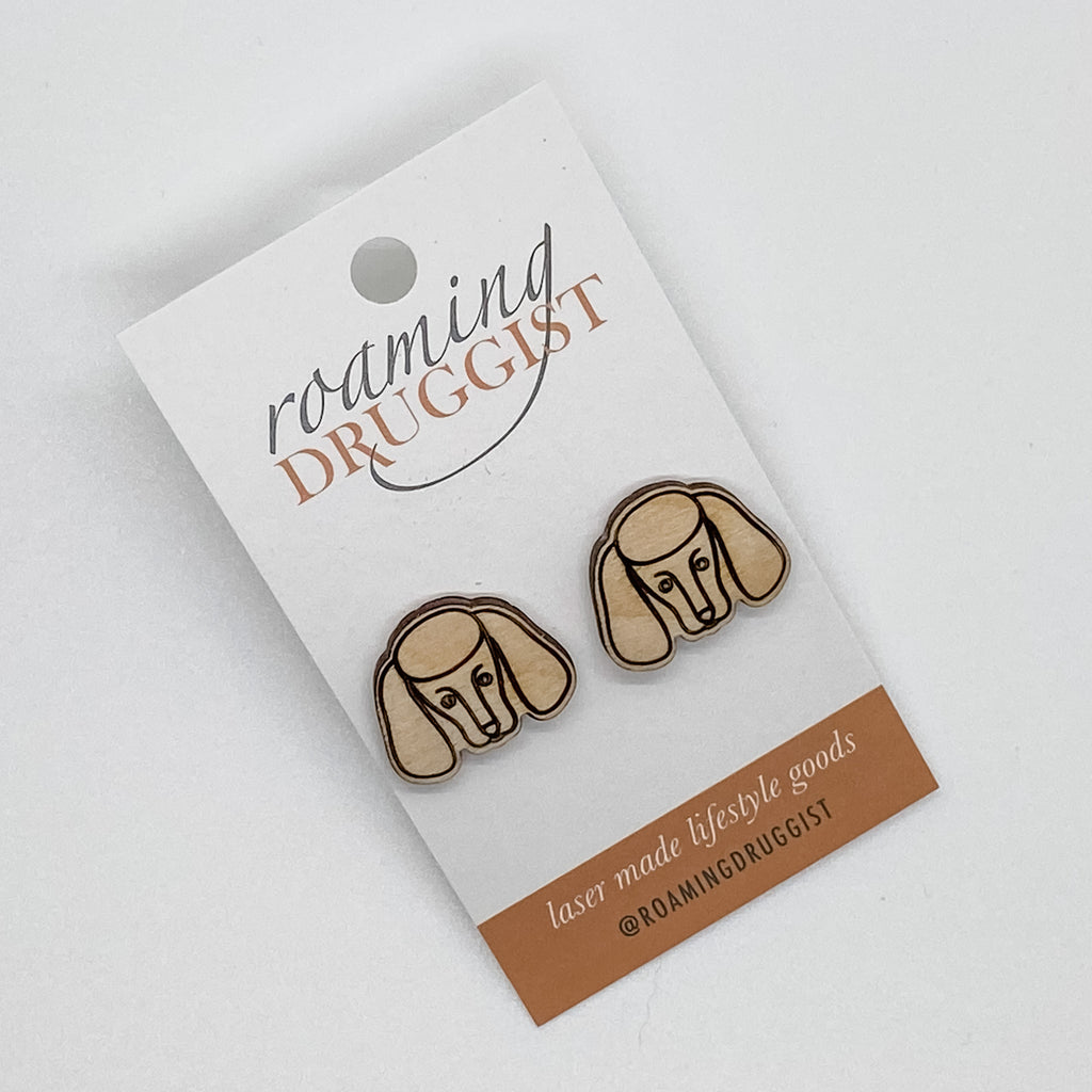 Poodle 2 Stud Earrings