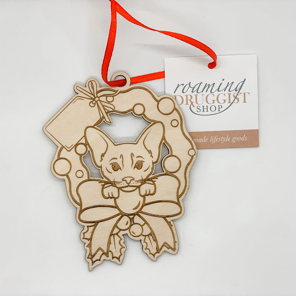 Abyssinian Cat Ornament