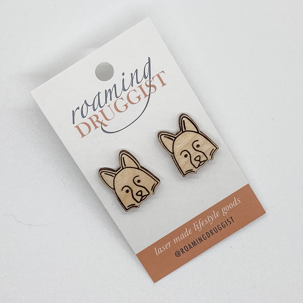 Sheepdog Stud Earrings