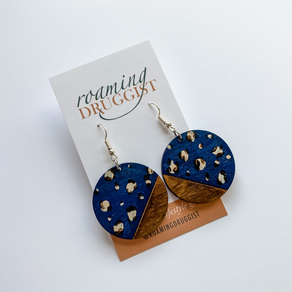 Asymmetric Circle Earrings