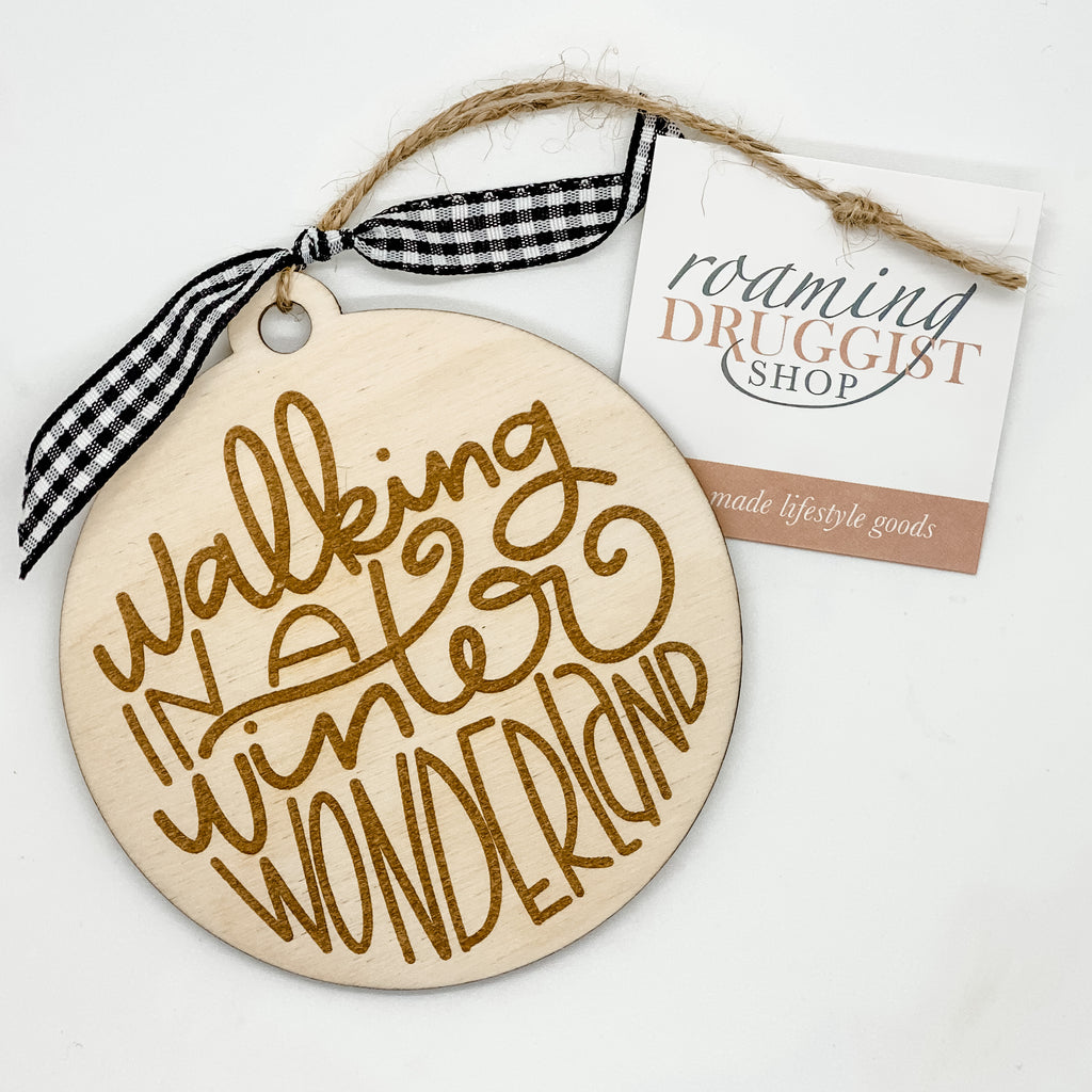 Walking in a Winter Wonderland Ornament