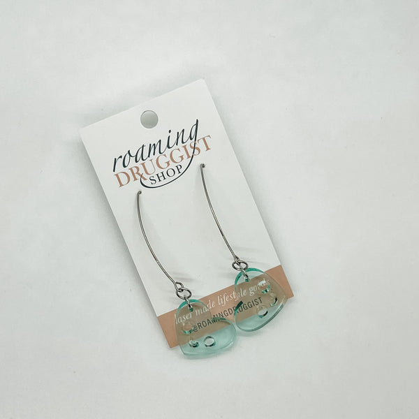 Happy Heart Hanging Earrings