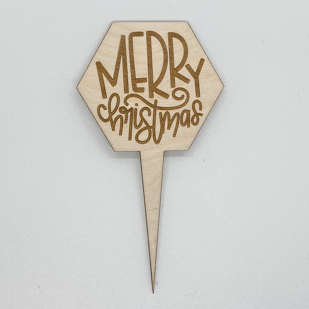 Merry Christmas Plant Marker