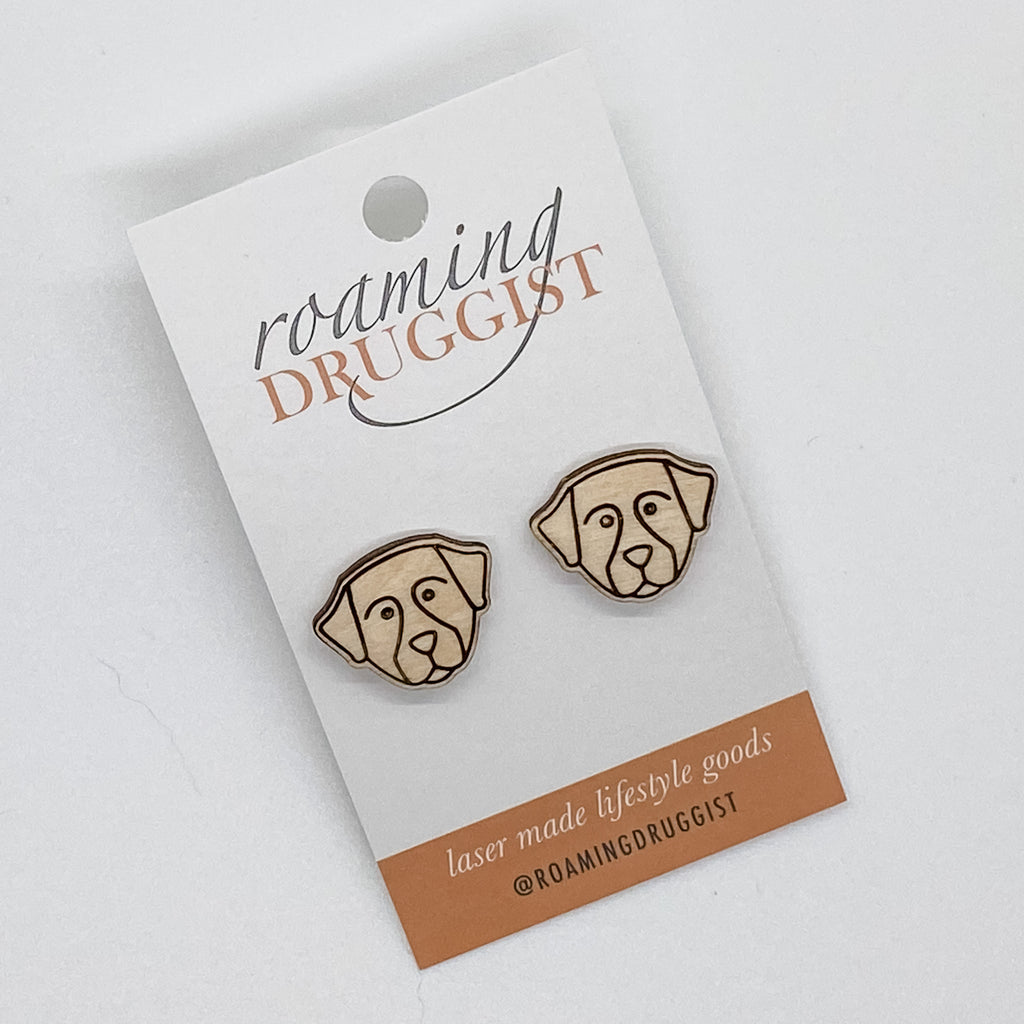 Bernese Mountain Dog Stud Earrings