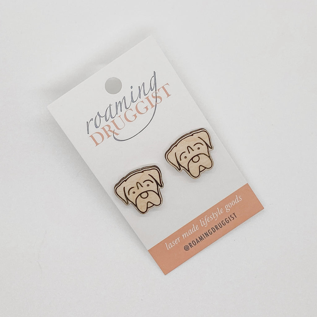Boxer 2 Stud Earrings