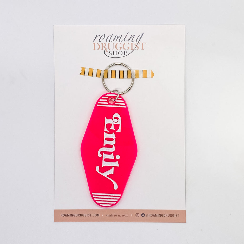 Custom Retro Keychain