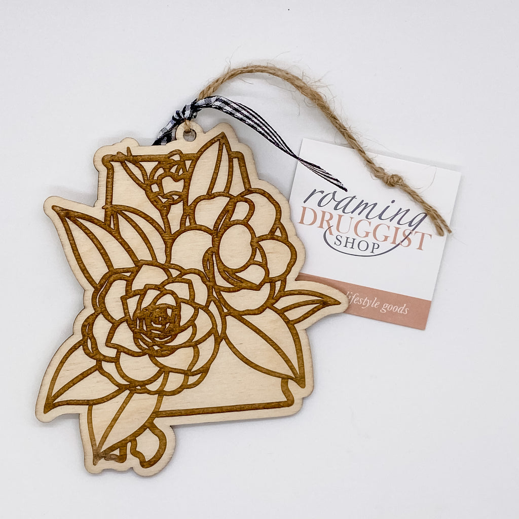 Alabama Camellia Ornament