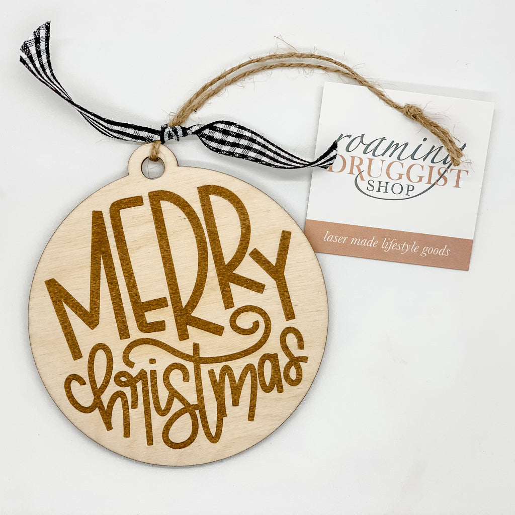Merry Christmas Ornament