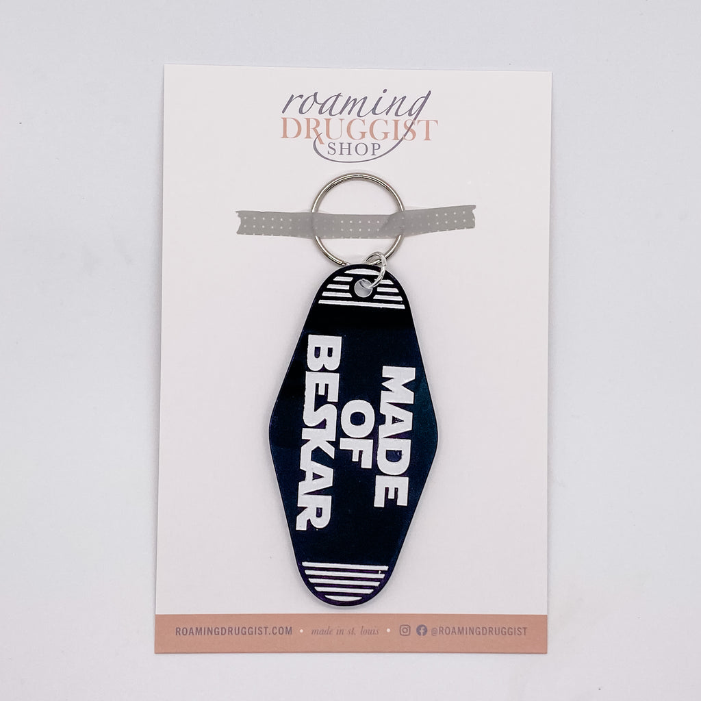 Made of Beskar Retro Keychain