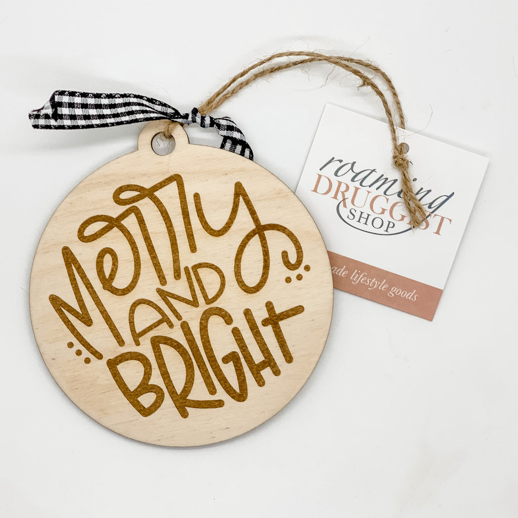 Merry and Bright Ornament