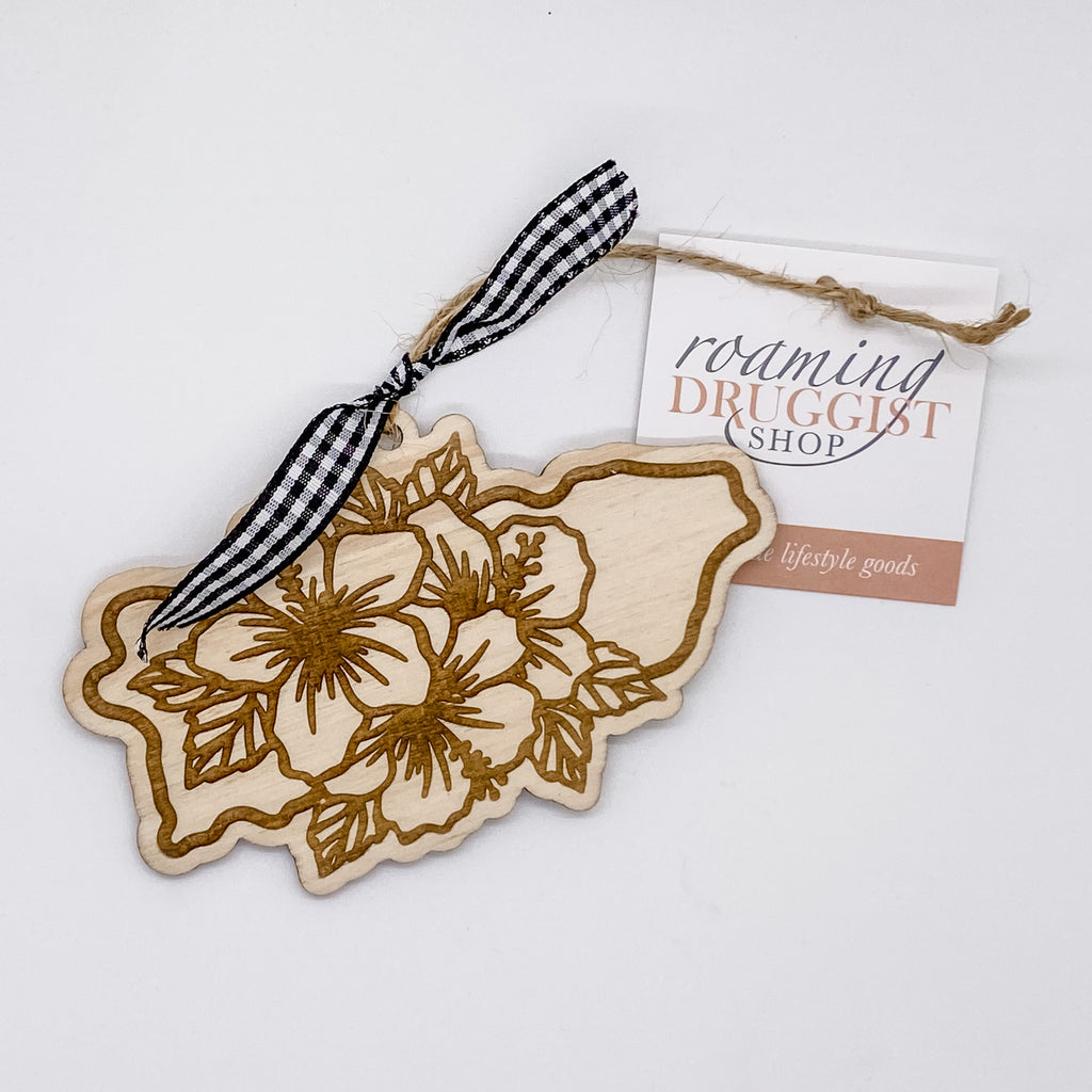 Puerto Rico Hibiscus Ornament