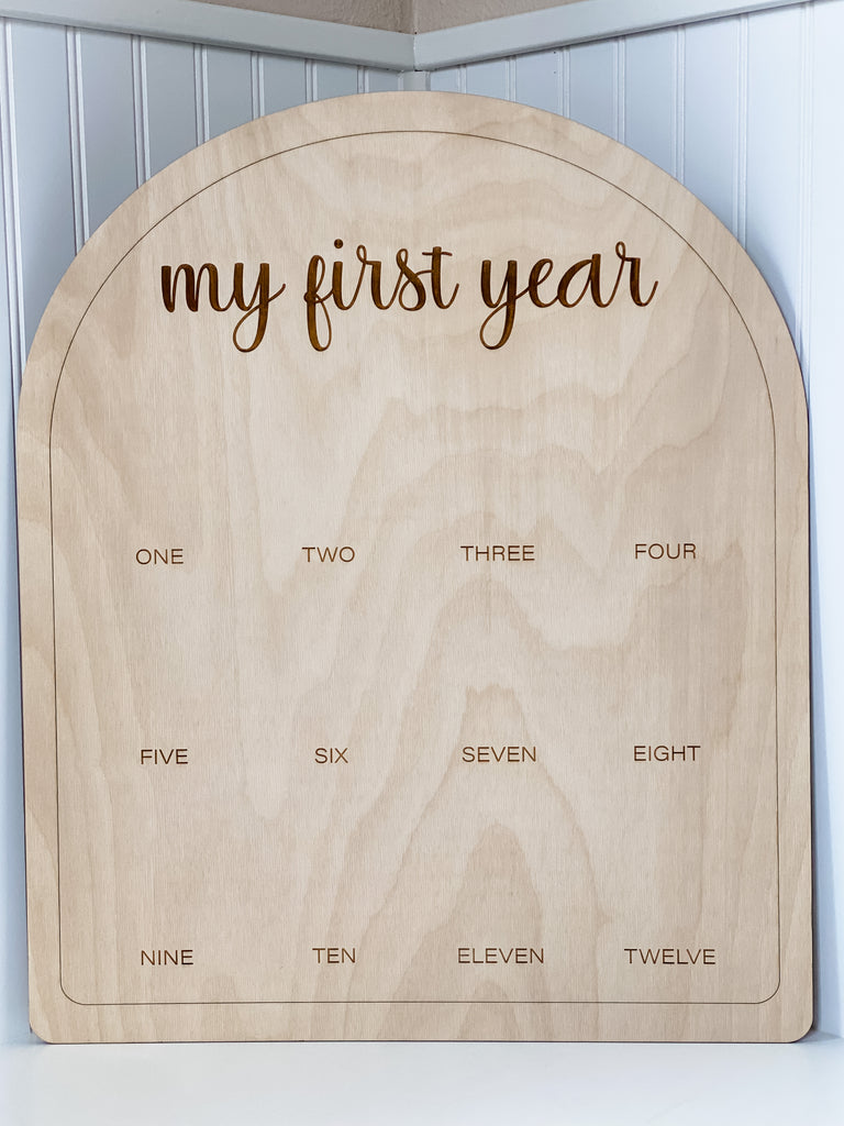Arch First Year Picture Board